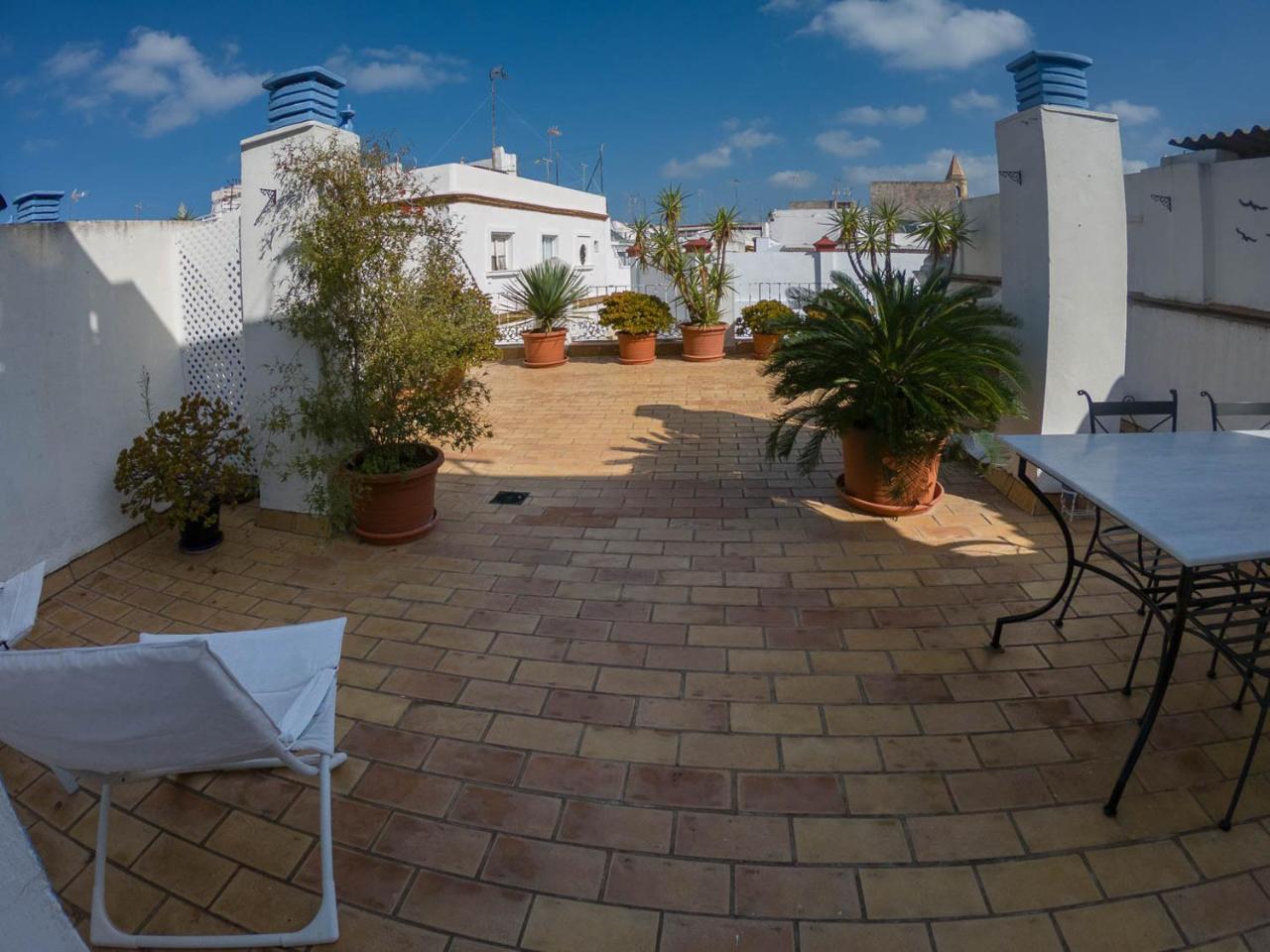 Ferienwohnung La Terraza Del Drago Cádiz Exterior foto